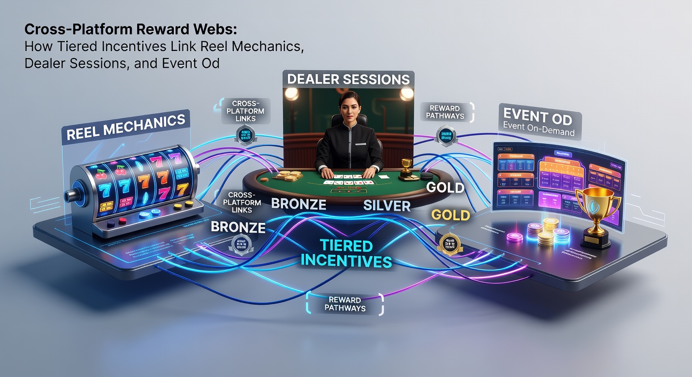Dashboard view of tiered rewards connecting casino games with sports betting odds in a single mobile application