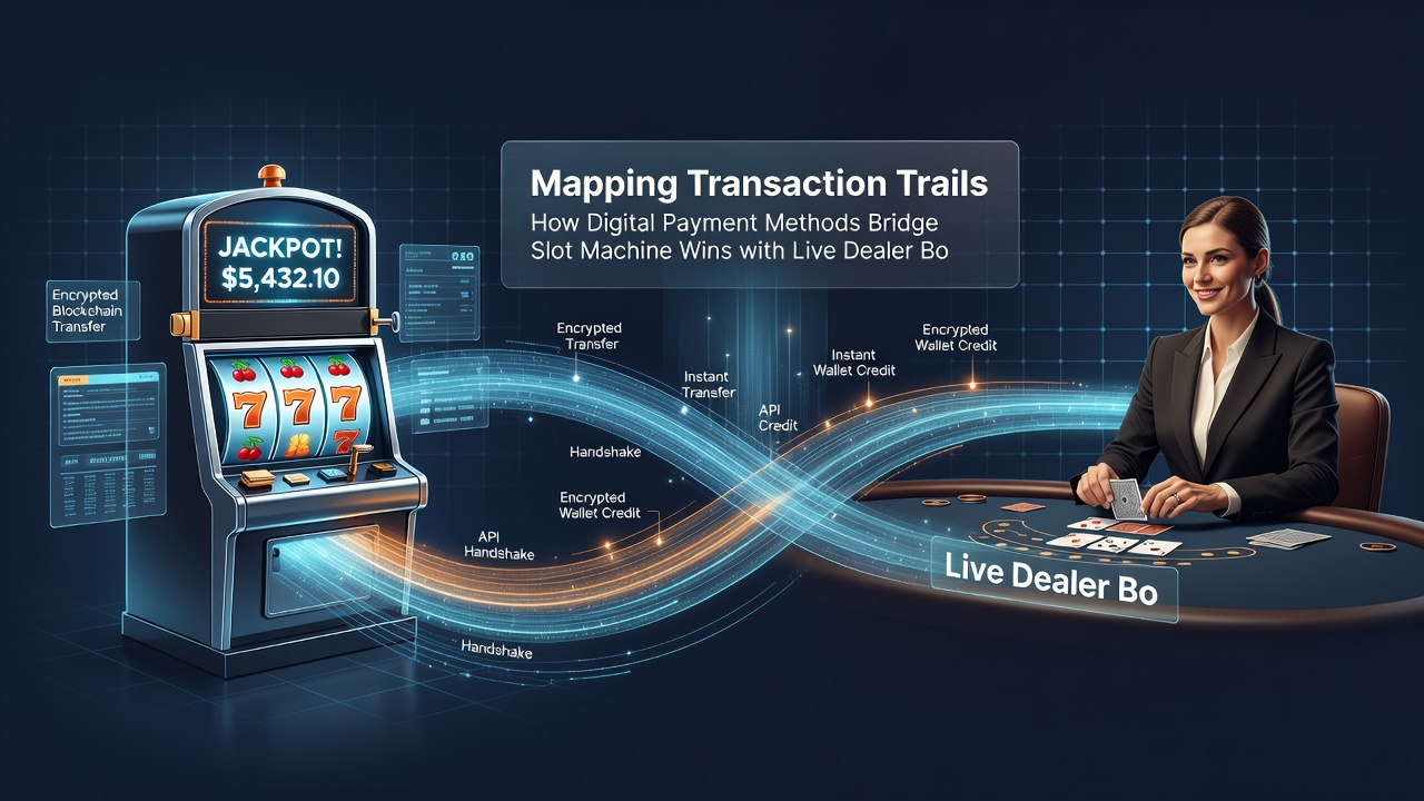Screenshot of transaction mapping dashboard showing links between casino games and sports payouts