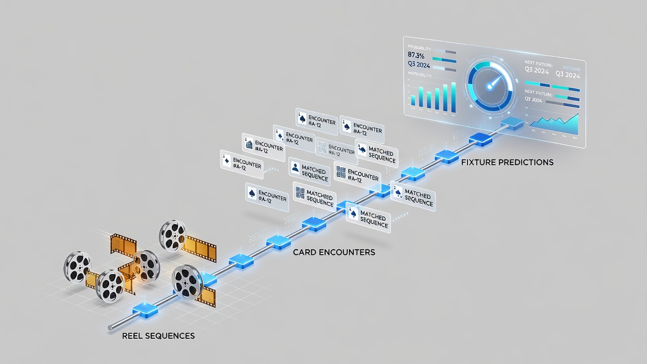 Diagram showing data flow between slot reels, card tables, sports fixtures, and unified device profiles